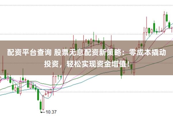 配资平台查询 股票无息配资新策略:零成本撬动投资,轻松实现资金增值!
