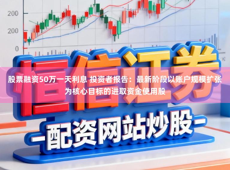 股票融资50万一天利息 投资者报告：最新阶段以账户规模扩张为核心目标的进取资金使用股