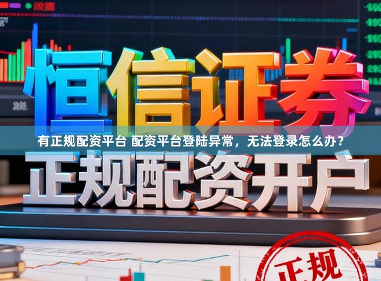有正规配资平台 配资平台登陆异常，无法登录怎么办？