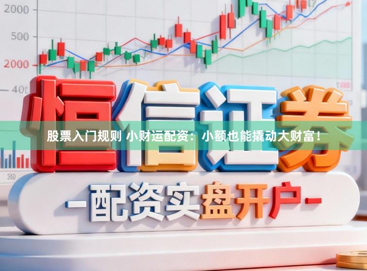 股票入门规则 小财运配资：小额也能撬动大财富！