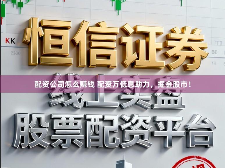 配资公司怎么赚钱 配资万低息助力，掘金股市！